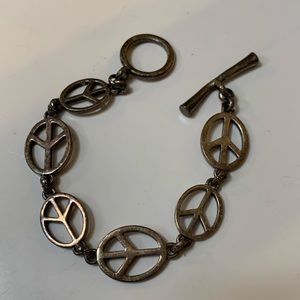 Lucky Brand peace bracelet